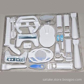 100-in-1 Sports Packs for Wii Consoles, with 2 Remote Crystal Cover